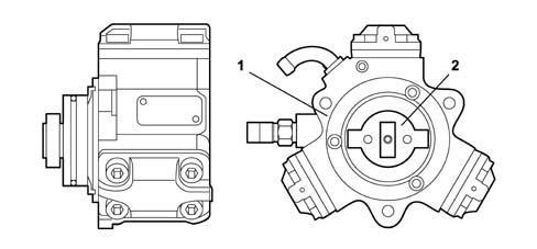 Diesel pressure pump