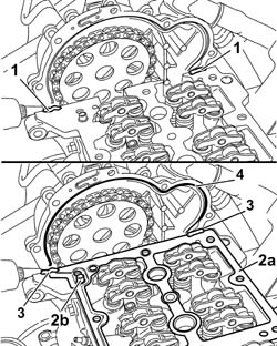 Single cylinder head extension - change gasket