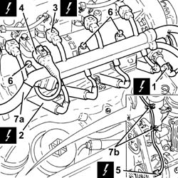 Diesel injection wiring harness - r r