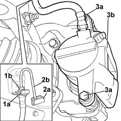 FRONT BRAKE CALIPER (one) - R.R.