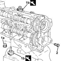 Single cylinder head, removed - overhaul
