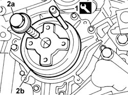 TOOTHED DRIVE PULLEY - R + R WITH TIMING BELT REMOVED