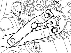 TOOTHED DRIVE PULLEY - R + R WITH TIMING BELT REMOVED