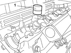 HYDRAULIC TAPPET (ONE) - REPLACED WITH CAMSHAFT REMOVED