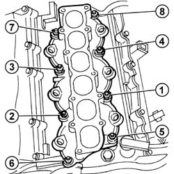 INLET MANIFOLD - R + R AND REPLACE SEAL