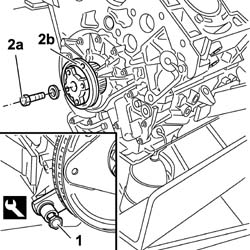 ENGINE OIL PUMP - R+R WITH POWER UNIT REMOVED