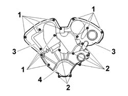 WATER PUMP - R + R WITH ENGINE REMOVED