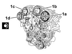 WATER PUMP - R + R WITH ENGINE REMOVED