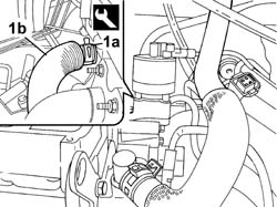 HOSE BETWEEN RIGID PIPE AND THERMOSTAT - R.R.