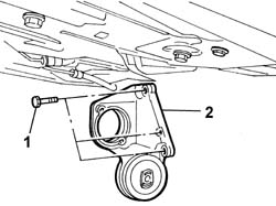 INTERMEDIATE DRIVE SHAFT MOUNT - R R