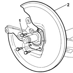 REAR BRAKE DISC GUARD - R R