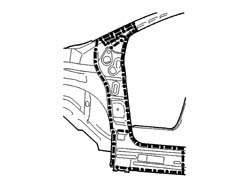 R.R. FRONT PILLAR