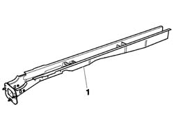 BOOT FLOOR PAN RAIL PARTIAL