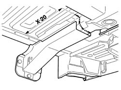 BOOT FLOOR PAN RAIL PARTIAL