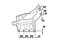 R.R. FRONT PILLAR TRIM