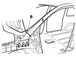 R.R. FRONT PILLAR TRIM