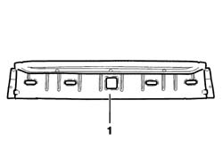 R R REAR ROOF PANEL BEAM
