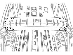 R R REAR ROOF PANEL BEAM