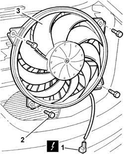 <x>LEFT ENGINE COOLING FAN OR FANS - R&R</x>