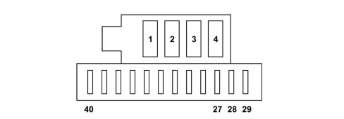 BATTERY COMPARTMENT FUSE HOLDER