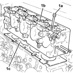 SINGLE CYLINDER HEAD - R.R. AND REPLACE GASKET