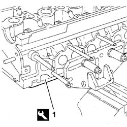 SINGLE CYLINDER HEAD, REMOVED - OVERHAUL