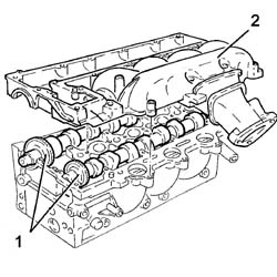 SINGLE CYLINDER HEAD, REMOVED - OVERHAUL