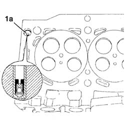 SINGLE CYLINDER HEAD, REMOVED - OVERHAUL