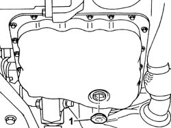 ENGINE OIL DRAIN PLUG - REPLACE