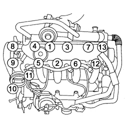 ENGINE - DISMANTLE AND REASSEMBLE FOLLOWING OPERATION 1004E10 - WASH AND CHECK DISMANTLED PARTS - REFIT CYLINDER HEAD AND OIL SUMP - DOES NOT INCLUDE REPAIRS TO CYLINDER HEAD AND AUXILIARY UNIT