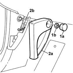 Bonnet release LEVER - R.R.