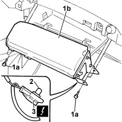 AIR BAG MODULE (passenger side) - R.R.