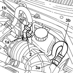 Vacuum increase valve flexible pipe (one)