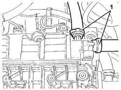 Single TAPPET COVER - R.R. and Replace gasket