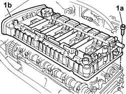 Single TAPPET COVER - R.R. and Replace gasket