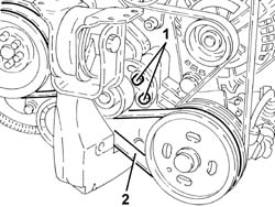 ENGINE - Position on stand and Remove