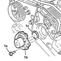 Water pump - R.R. with engine removed