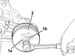 ENGINE - Position on stand and Remove