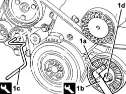Engine components single drive BELT - R.R.