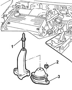 Gearbox side mount FLEXIBLE BLOCK/S - Replace