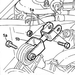 Power unit REACTION ROD - Replace