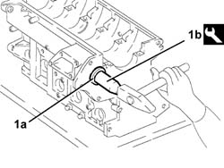 Counter-balance shaft crankcase bearings - Replace with engine and gearbox removed