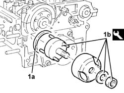 SINGLE CYLINDER HEAD, removed - Overhaul