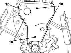 TOOTHED timing BELT - R.R. with engine removed