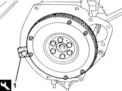 TOOTHED timing BELT - R.R. with engine removed