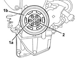 TOOTHED timing BELT - R.R. with engine removed