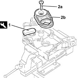 ENGINE OIL PUMP, removed - Check at the bench