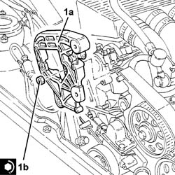 BRACKET ON ENGINE FOR REACTION ROD