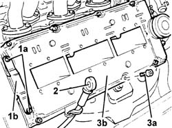 Left TAPPET COVER - R.R. and Replace gasket