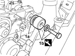 CAMSHAFTS in cylinder head - R.R.